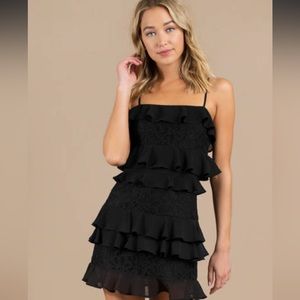 TOBI Kiss the Night Black Cocktail Dress